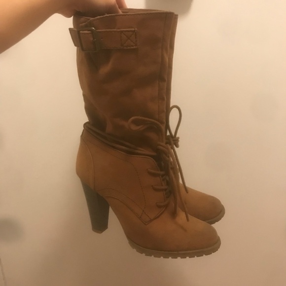 Zara Mid-Calf High Heel Bootie - Picture 4 of 7